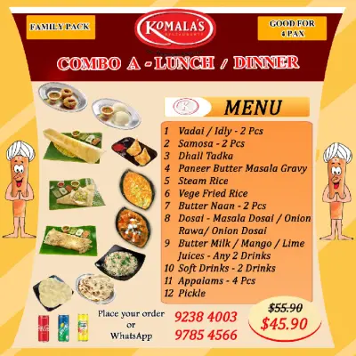 Komala's Vegetarian Restaurant